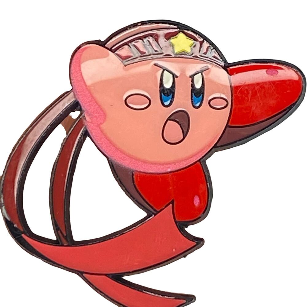 Nintendo Fighting Kirby Enamel Collectible Pin